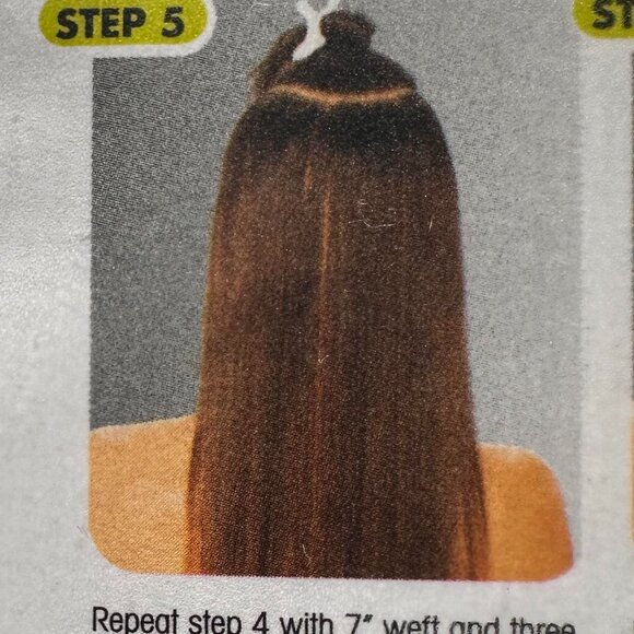 Janet Collection Noir Fit Clip - Natural Black color - 18" or 22" available - Picture 6 of 7